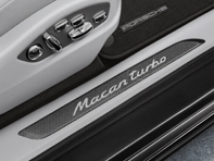 Side Sills Trims in Carbon with Logo. Porsche Macan - 95B04480090, 95B04480091, 95B04480092