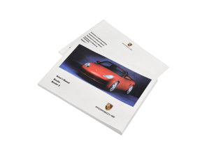Manuale del conducente per Porsche 986 Boxster / Boxster S, MY 02, in inglese - WKD98602002