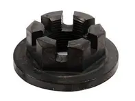 Rear wheel hub castle nut. Porsche 356 - 64433227100, 1651000100