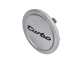 Logo 'Turbo' enjoliveur avec écusson Porsche en couleur - 96536130300