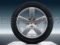 19' Cayenne Sport Classic Alloy Wheels & Winter Tyres Original Porsche - 95804460134, 95804460154