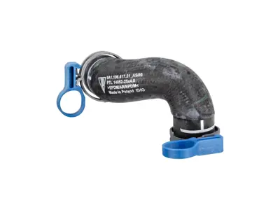 Manguera de refrigerante - Se conecta a la válvula de control de la calefacción (compartimento del motor). Porsche 981 Boxster y Cayman, incluidos Spyder y GT4 2012-2016 - 9A110661731