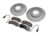 FRONT Brake Disc and Pad Package. Porsche 718 Boxster GTS 4.0ltr / 718 Cayman GTS 4.0ltr - 9P1615301, 9P1615301J, 9P1615302, 9P1615302J