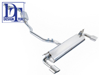 Uitlaatdemper / Demper Achterbak DesignTek voor Porsche Cayenne 3.2L V6 - 3606005501, 69-PS108, 116124-04, 95511112130, 95511112131, 95511112132