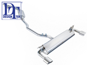 Exhaust Muffler / Silencer Rear box DesignTek for Porsche Cayenne 3.2L V6 - 3606005501, 69-PS108, 116124-04, 95511112130, 95511112131, 95511112132