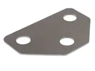 Türscharnierplatte/Unterlage. Porsche 911/912 / 964 / 993 - 90153139120 - 8321-2, 1687450200, 9400087