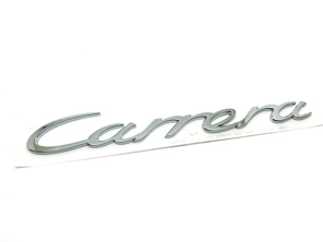 Carrera - Chroom badge op de achterklep. Porsche 991 - 99155923101