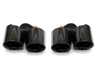 Échappement Deluxe Quad-Style Tail Pipe Noir Chrome. Porsche 997.1 Carrera S - 99711135101, 99711135102, 99711135103, 99711135104, 99711198102, 99711198103, 99711135201, 99711135202, 99711135203, 99711135204, 99711198202, 99711198203