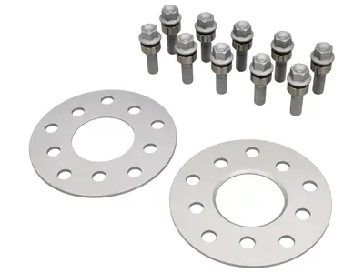 Wheel Spacers 3mm. Porsche 5/130 stud Pattern with long bolts