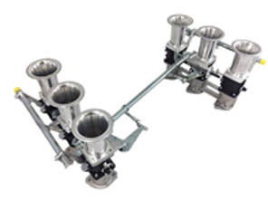 Kit de cuerpo de acelerador individual Jenvey de 2 pernos y 45 mm de diámetro pequeño. Porsche 911 - WFR024, WFR029, WFR043, WFR060 - ABF2/65, RH01, RH01M, TP1, TP11