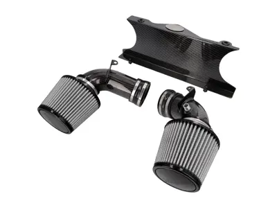 FABSPEED Carbon Fibre Air Induction Kit for Porsche 997 Turbo 2005>> - 99711002173, 99711002174, 99711013173, 99711013174, 3603109973