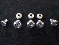 Boutons de commande en aluminium (jeu de 5) Porsche 911 1965-73 - 91161820030, 130