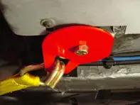 Rennline spanband / krikplaat VOOR . Porsche 991 / 981 Boxster / 981 Cayman - E36