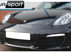 Edelstahl-Grillsatz für vordere Stoßstange ZunSport. Porsche 981 Boxster (ohne Parksensoren) - ZPR35912, ZPR36012, ZPR38412, ZPR35912, ZPR36012, ZPR38412