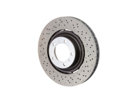 前制动盘转子，轻质钻孔凹盘，380x34mm。保时捷 991 Turbo - 99135140502, 99135140602, 9P1615301B, 9P1615301D, 9P1615302D, 9P1615302B, 9P1615301K, 9P1615302K - PFL49015, PFR49016