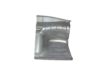 Rear seat well bottom repair chassis panel. Porsche 911 (901 gearbox) 1965-71 - 90150177100, 90150177000, 90150107100, 90150103840, 90150103841 - PP224L, PP224R, P224L, P224R