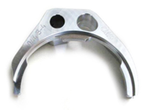 Selector fork 3RD/4TH Gear shift fork. Porsche 924/944 5 speed transaxles 80-91 - 016311561A, 016311561 - CMS.944.34F, CMS94434F