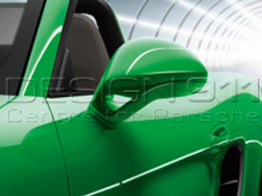 Specchio esterno SportDesign con base a forma di V. Porsche 981 Boxster / 981C Cayman 2013>> RHD - 98104480106, 98104480107