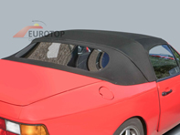 Achterzijde cabrioletkap met helder achterscherm. Porsche 944/968 - 941561053101, 941561053102, 941561053103, 941561053107, 941561053301, 941561053303, 941561053304, 941561053102XW, 941561053102XW, 941561053103ZL, 941561053105YH, 94156105310A03, 941561053107JW, 941561053105XF, 94156105310B39