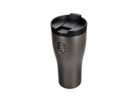 保温旅行杯 - 银色 / 单色徽章