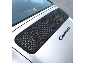 911 Deck Grill, Pasha Pattern. Porsche 911 1965-73 - 91155904100, 91155904102