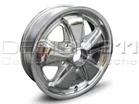 Cerchi in lega stile Fuchs Ultralite Chrome da 15' 4.5J ET42 per auto Porsche - MX145015PO