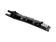 Dorpelplaatbeugel, voor. Porsche 981 Boxster / Cayman / Boxster Spyder / Cayman GT4 2012-16 - 98150476, 98150476300, 98150476400