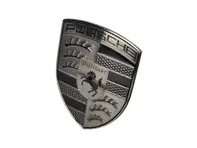 Motorhaubenabzeichen / Emblem, Turbonite. Porsche 95C Macan / 976 Panamera / 9J1.2 Taycan / 9YA.2 Cayenne - 95C853601A