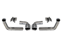 Tuyau de conversion d'échappement de pare-chocs de style GT3 avec tuyau d'échappement pour Porsche 997.1 Carrera