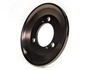 Halve ventilatorpoelie. Porsche 964/993 - 96410651102, 93010650900, 93010651000, 96410626700, 96410626731 - RS164, RS-164, RS164B, RS-164B, RS164G, RS-164G