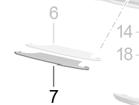 Rear bumper corner cover, lower. Porsche 991.2 Turbo - 99150586500OK1, 99150586600OK1