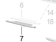 Rear bumper corner cover, lower. Porsche 991.2 Turbo - 99150586500OK1, 99150586600OK1