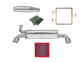 Fabspeed Exhaust Performance Package, Dual Outlet WITH DME Upgrade. Porsche 964 Carrera (1989-1994) - 96411104504, 96411104205, 96411321306, 96411321310, 96411321316, 96411321317, 96411104605 - FS.POR.964.CB, FS.POR.964.ABX, FS.POR.964.DME, FB197/08, FS.POR.964.MAXD