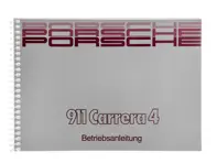 Driver’s manual for Porsche 911 (964) Carrera 4, MY 89, in English - WKD96452091
