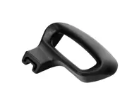 Stoelschuifverstelhendel - Matzwart kunststof. Porsche 986 Boxster 1997-2004 / 996 Carrera / Turbo / GT2 / GT3 1998-2005 - 99652161700, 99652161800, 99652161701, 99652161801