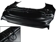 Sección del piso delantero con soportes de suspensión y gancho de remolque. Porsche 911 01/1963-07/1973 - 1683101800, 90150158021, 90150158020, 91150158001, 91150195500, 91150195500GRV - 1683101800