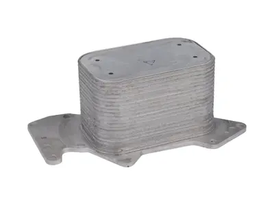 Refroidisseur d'huile de radiateur sur moteur. Porsche 957/958 Cayenne Diesel - 95510727100, 95510717600, 059117021K