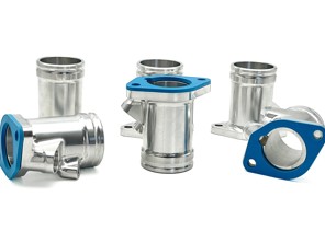 Luftansaugrohr 911 bis 964, Billet-Aluminium mit Krümmerdichtungen. Porsche 911 - 93011045900