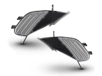 LED-Seitenblinker mit klarer Linse. Porsche Cayenne 955 - 95563103300, 95563103301, 95563103400, 95563103401