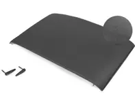 Compleet Targa dak, gladde buitenhoes. Porsche 911 Targa uit 1970-73 - 90156500246