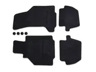 Floor Mats Set. Porsche 996 LHD Cars (With Bose System) - 00004480203A10, 00004480203B50, 00004480203C50, 00004480203G10, 00004480203J30, 00004480203M30, 00004480203S30, 00004480203T11