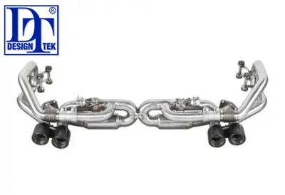 Silencieux d'échappement Bypass X-Pipe avec vannes. Porsche 991 (911) 2012>> DesignTek - 3606009911, 3606009913, 3606409110, 175909-01, 115280-04, 175909