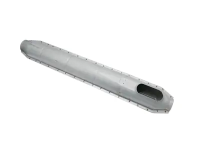 Heating tube inside sill left/right for Porsche 911/912, 1965 - 68 - 91150340000 - ECK8159, HOT11.1.103, HOT111103