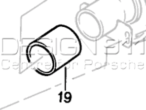 Manicotto per tubo di scarico. Porsche 924S/944 - 94411198100