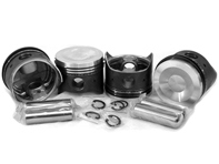 Jeu de pistons, bombé 93x66mm. Porsche 914 - VW9300T4P
