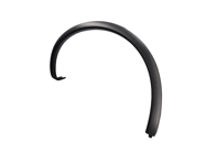 Cache-passage de roue arrière inférieur extérieur (plus large), noir. Porsche 92A Cayenne (958) 2011-2018 - 958559827109B9, 958559828109B9