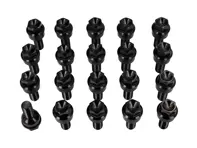 Lichtgewicht titanium wielbouten in zwart voor Porsches (PACK VAN 20) - WHT006978, 99736120302