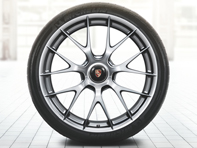 20'/21' 918 Spyder magnesium velgen & zomerbanden Origineel Porsche - 91804460006