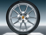 Jantes et pneus en alliage Carrera S 20' d'origine Porsche pour 981 Boxster / 981 Cayman - 98104460202, 98104460201, 98104460222, 98104460221