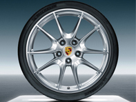 20' Carrera S Alloy Wheels & Tyres Original Porsche for 981 Boxster / 981 Cayman - 98104460202, 98104460201, 98104460222, 98104460221